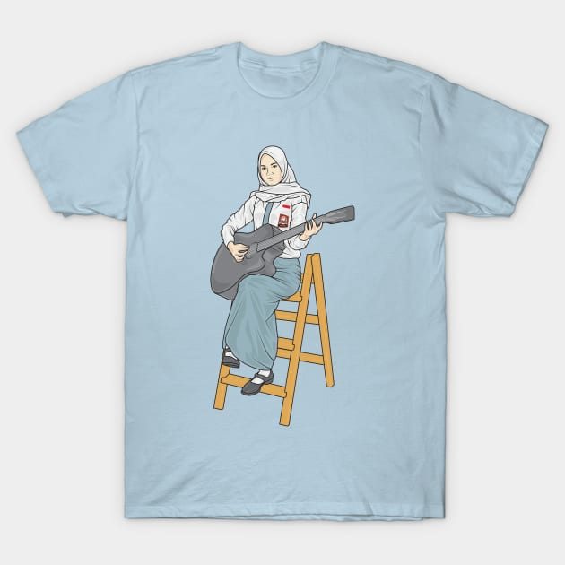 Play Guitar T-Shirt by crissbahari